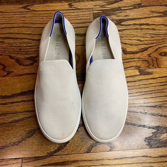 Rothy's Beige Slip-On Sneakers - Picture 1 of 7